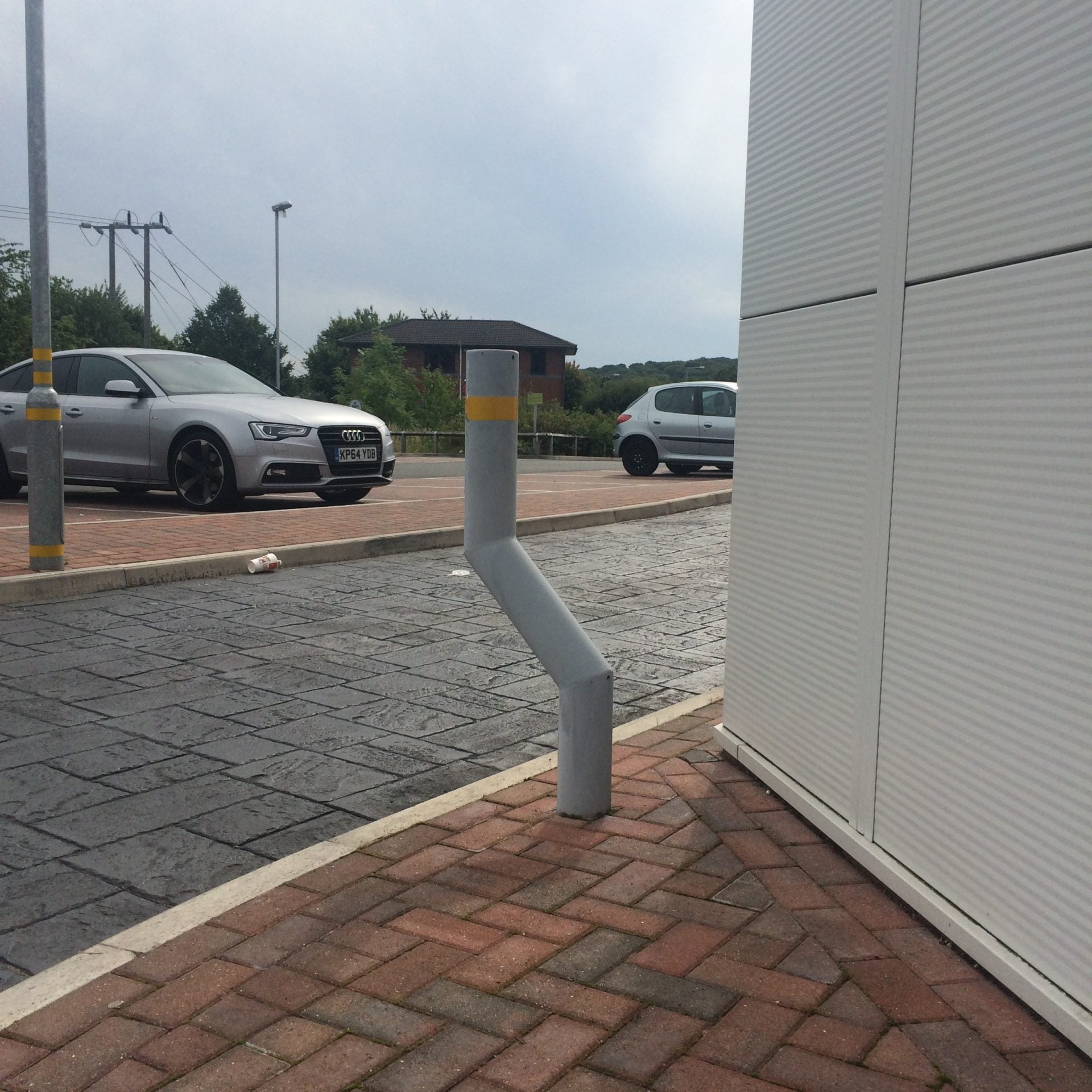 Cranked Stainless Steel Bollard