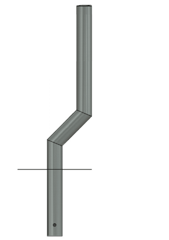Stainless Steel Cranked Bollards - Store Fittings Direct