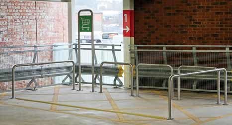 Stainless Steel Hooped Perimeter Barrier - Store Fittings Direct