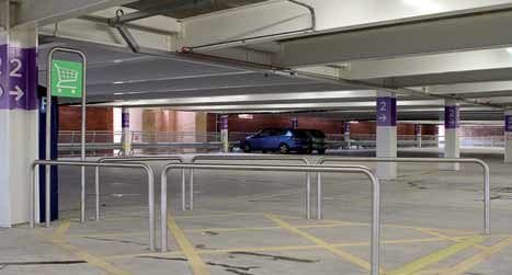 Stainless Steel Hooped Perimeter Barrier - Store Fittings Direct