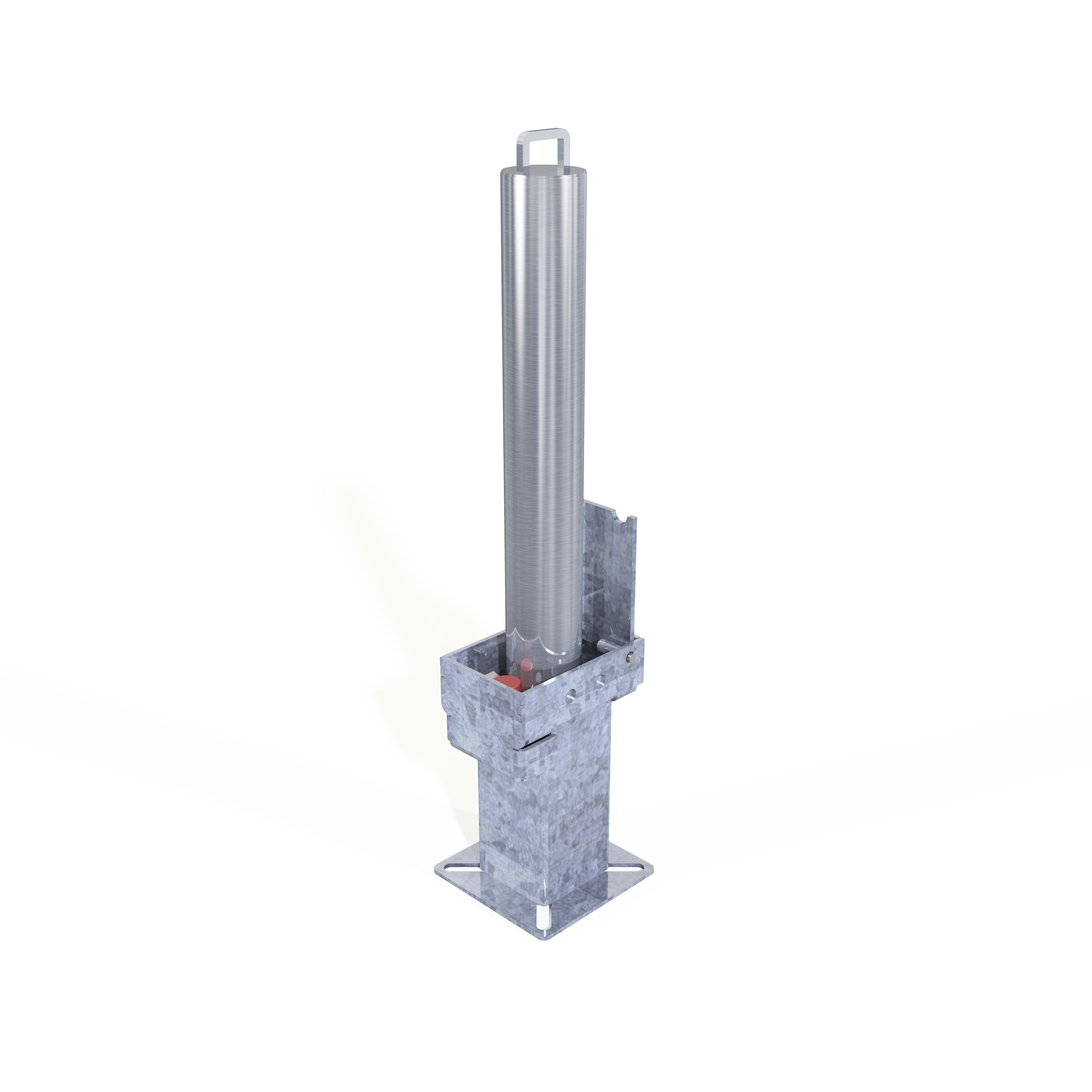 Stainless Steel RGP 500 Removable Bollard with Integral Lock - Store Fittings Direct