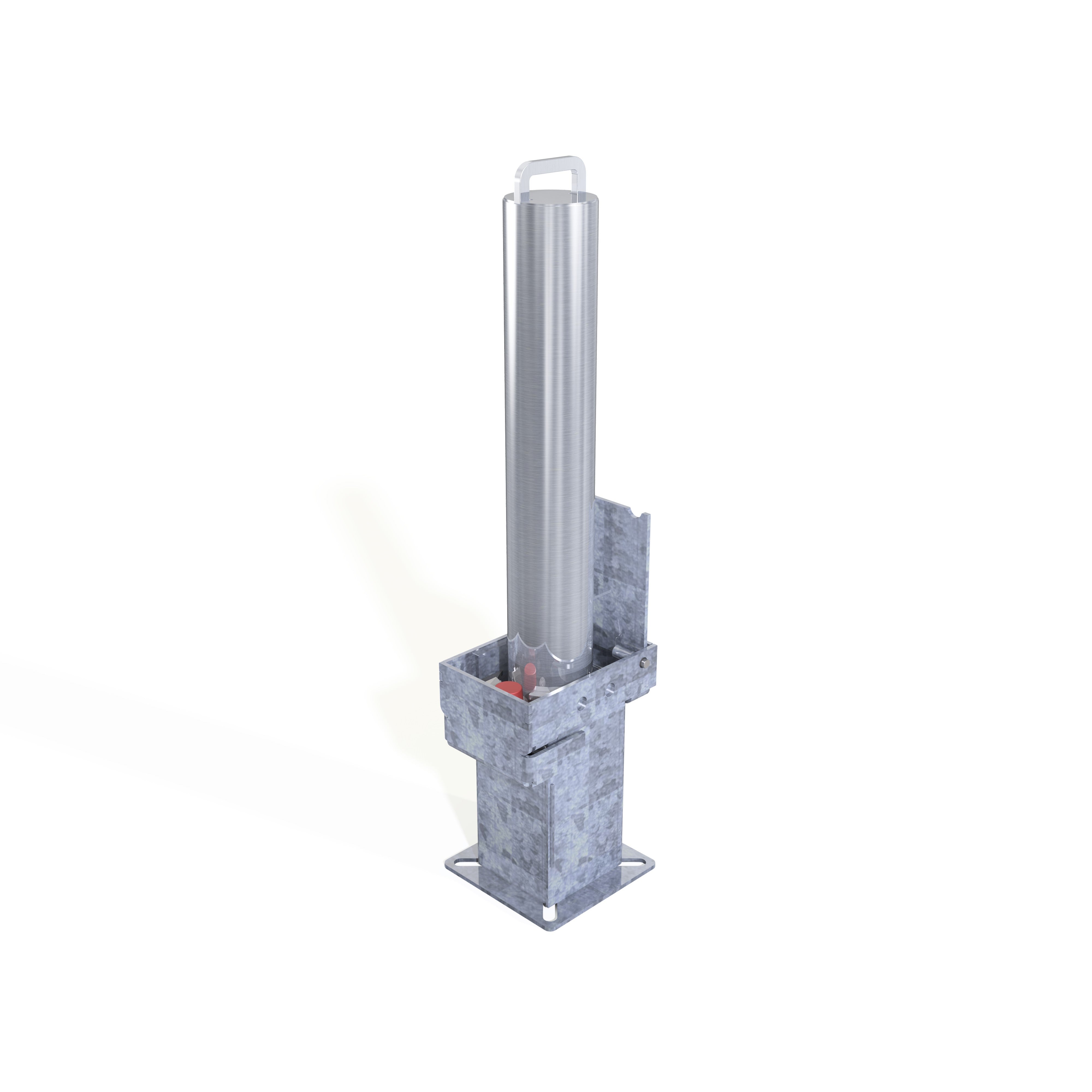 Stainless Steel RGP 500 Removable Bollard with Integral Lock - Store Fittings Direct