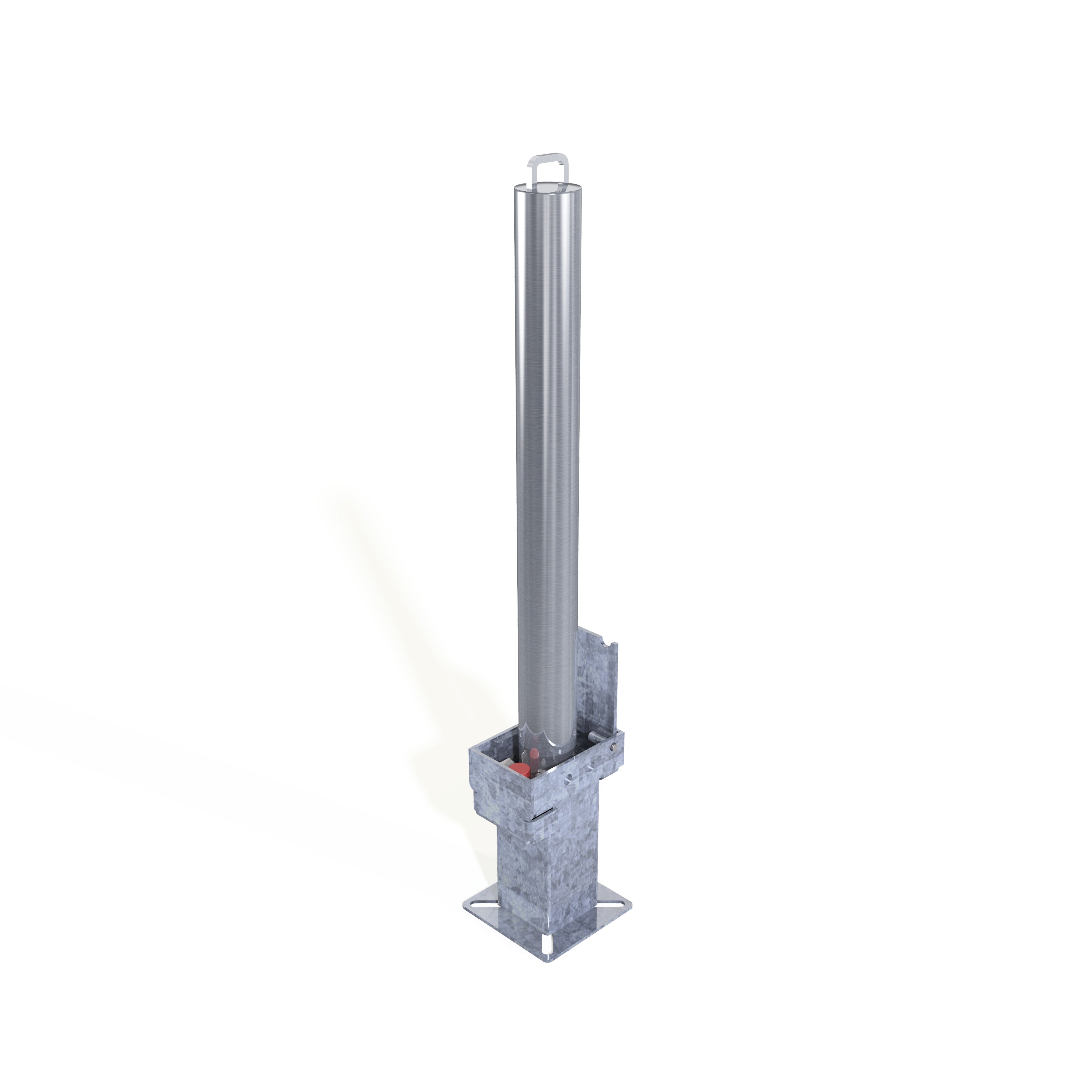 Stainless Steel RGP 745 Removable Bollard with integral lock - Store Fittings Direct
