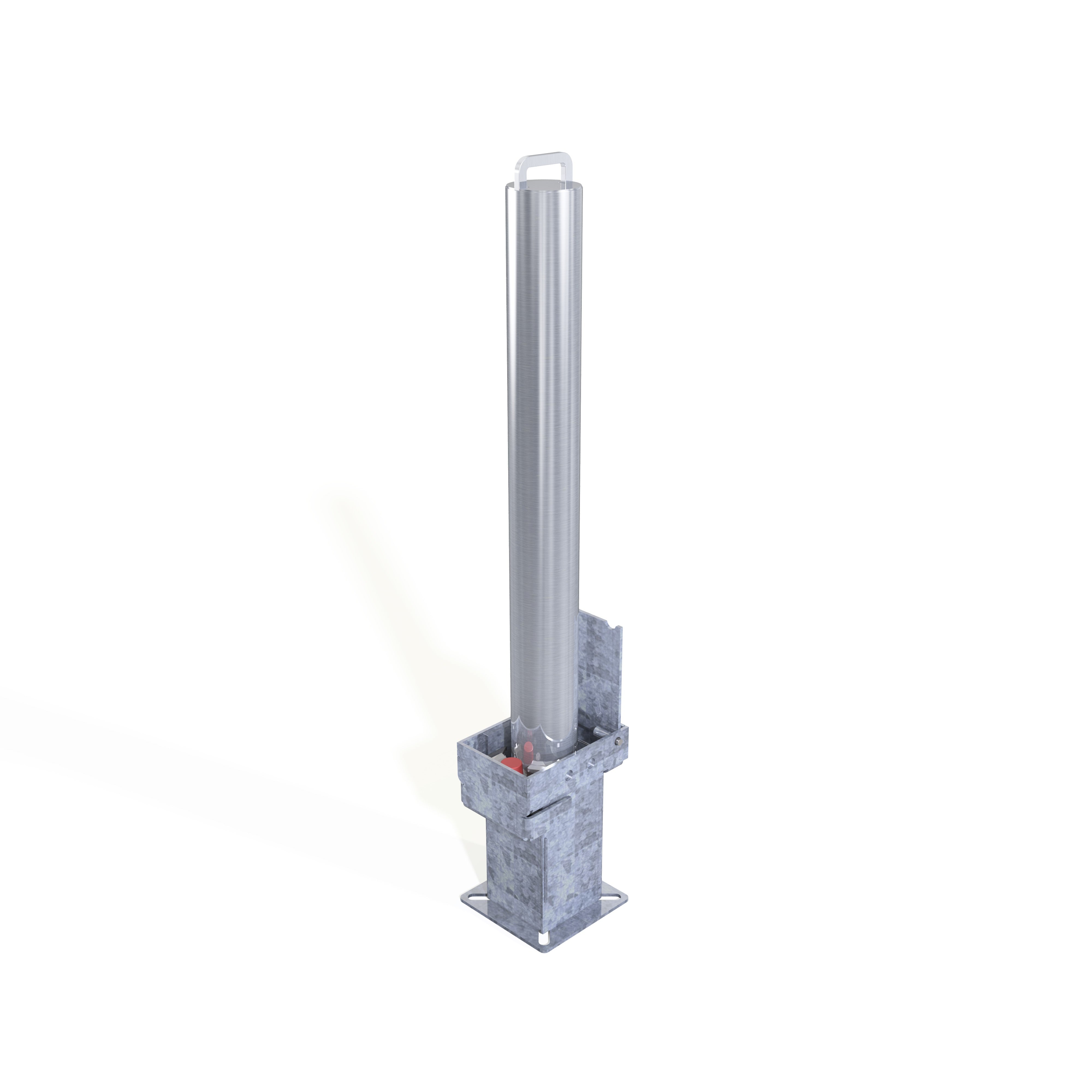 Stainless Steel RGP 745 Removable Bollard with integral lock - Store Fittings Direct