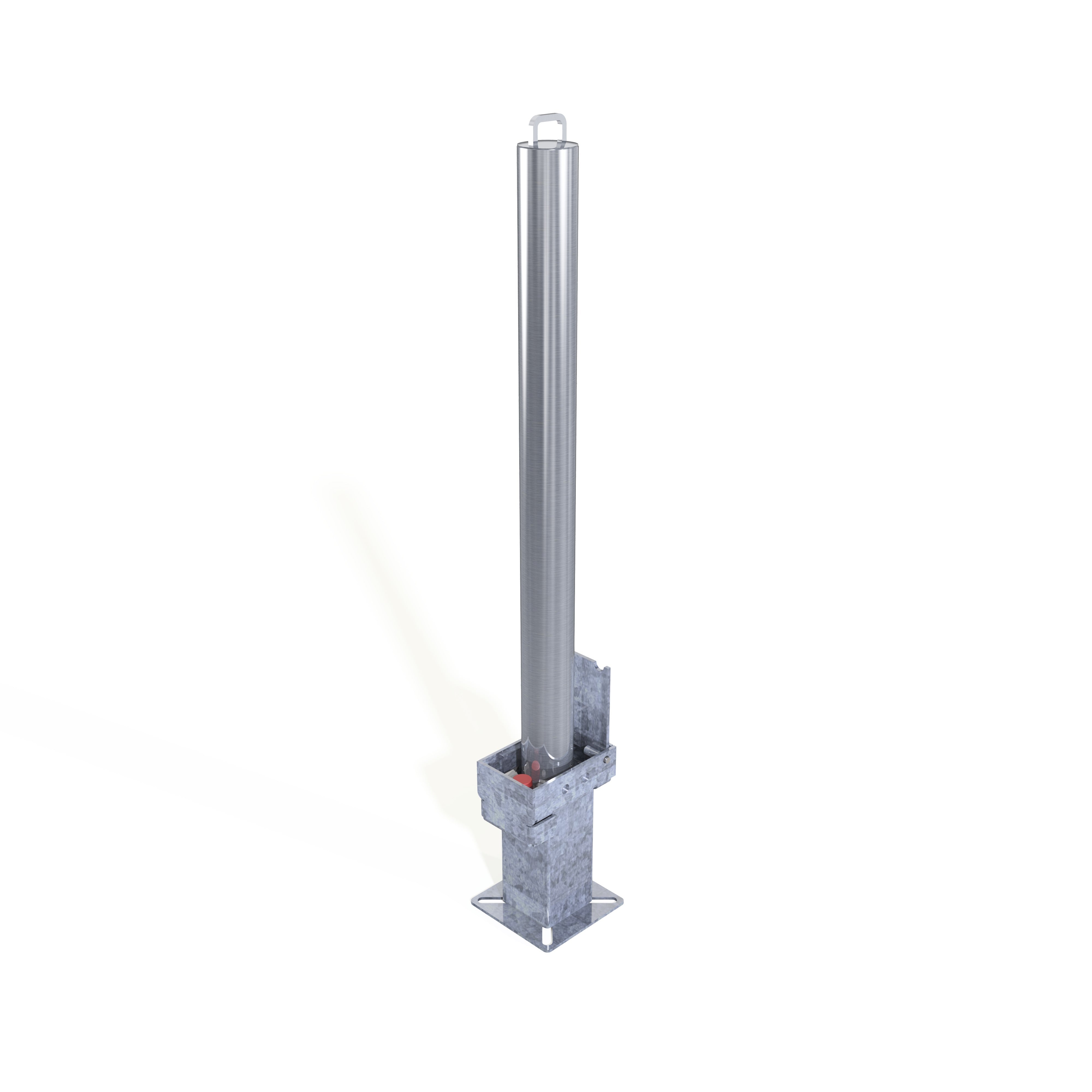 Stainless Steel RGP 900 Removable Bollard with Integral Lock - Store Fittings Direct