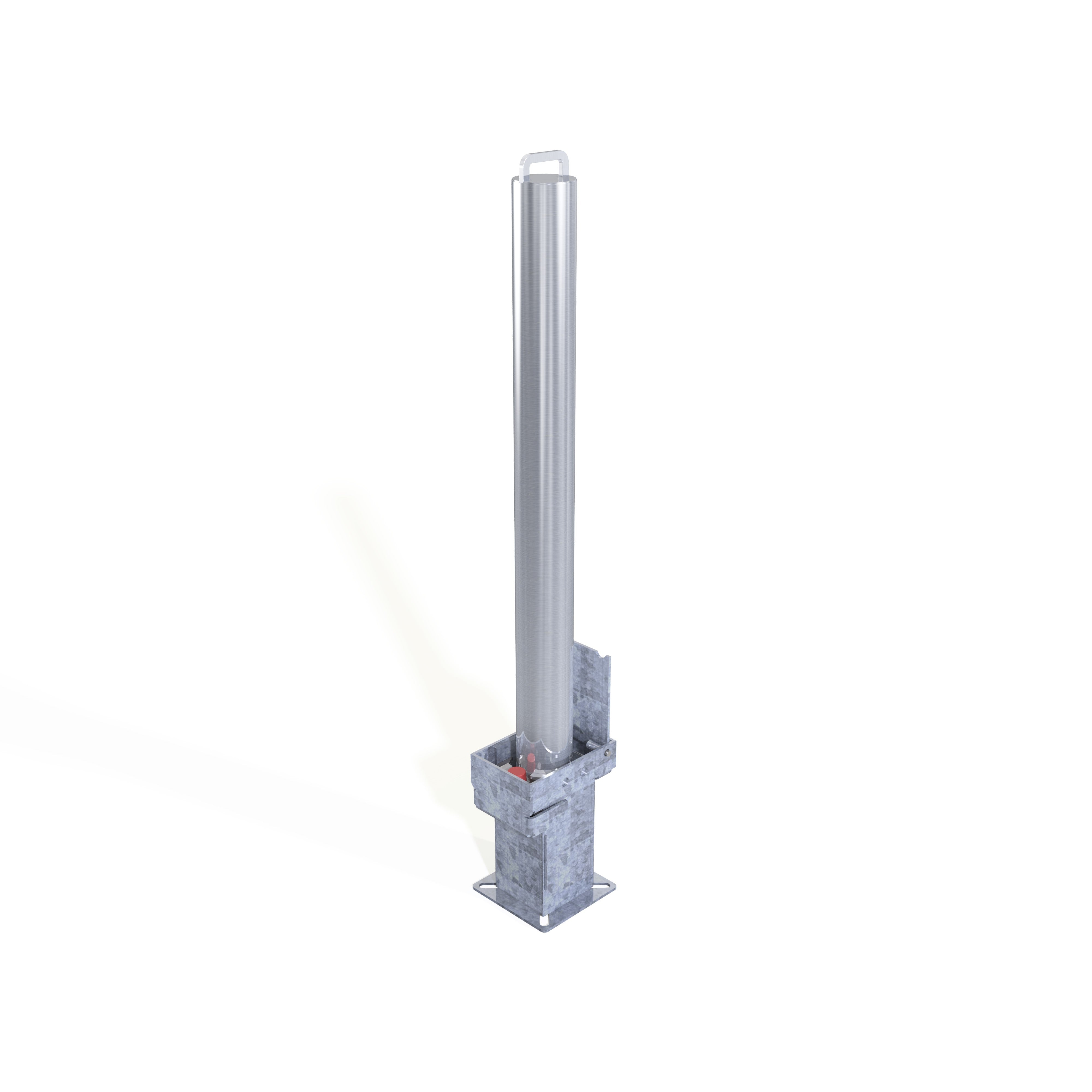 Stainless Steel RGP 900 Removable Bollard with Integral Lock - Store Fittings Direct
