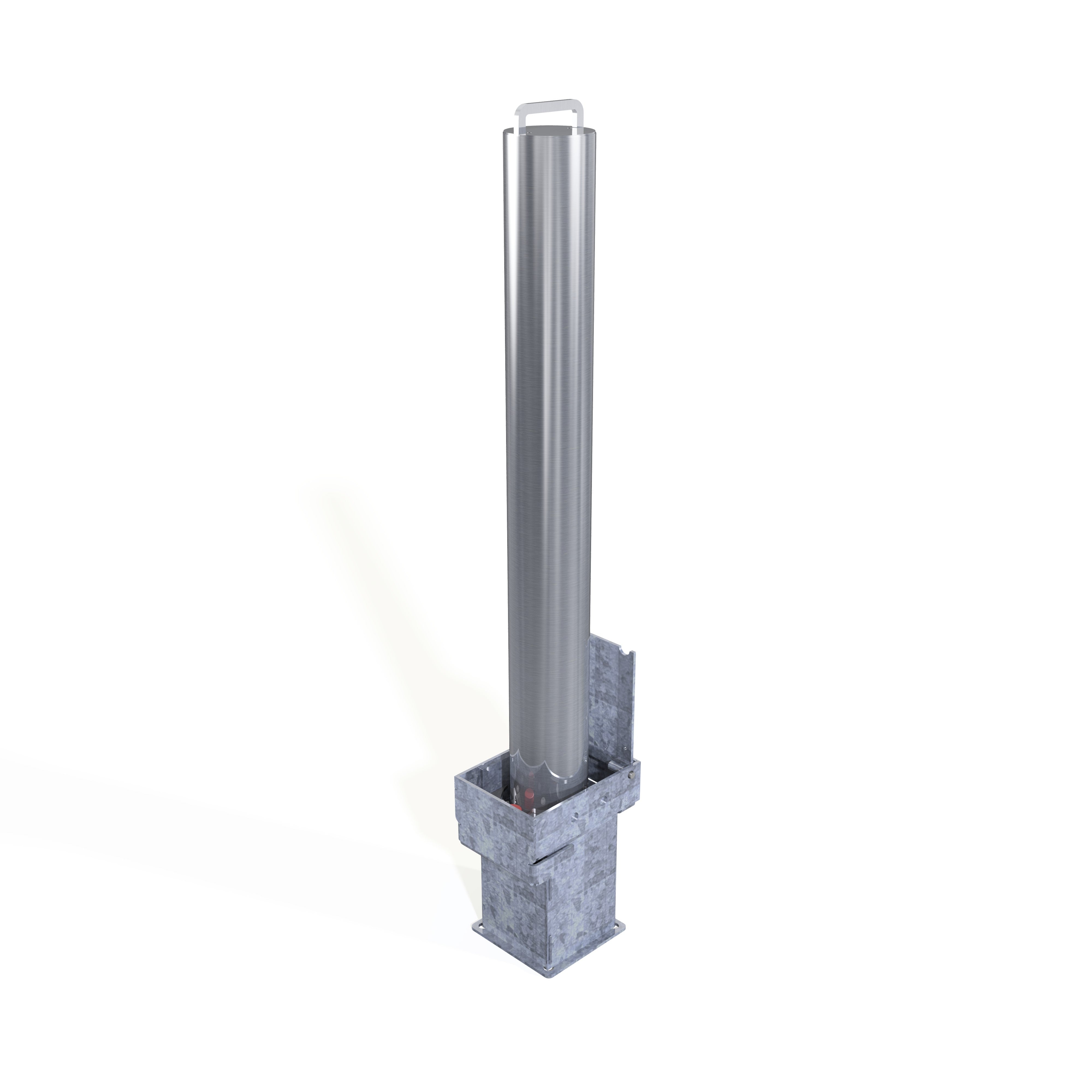 Stainless Steel RGP 900 Removable Bollard with Integral Lock - Store Fittings Direct