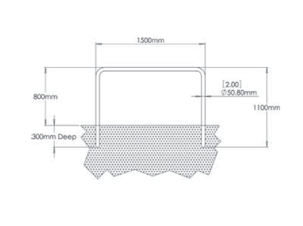 Stainless Steel Trolley and Cycle Hoops - Store Fittings Direct