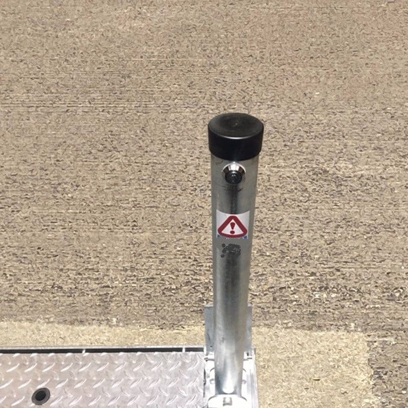 Stealth Parking Post Foldaway Coffin - Store Fittings Direct