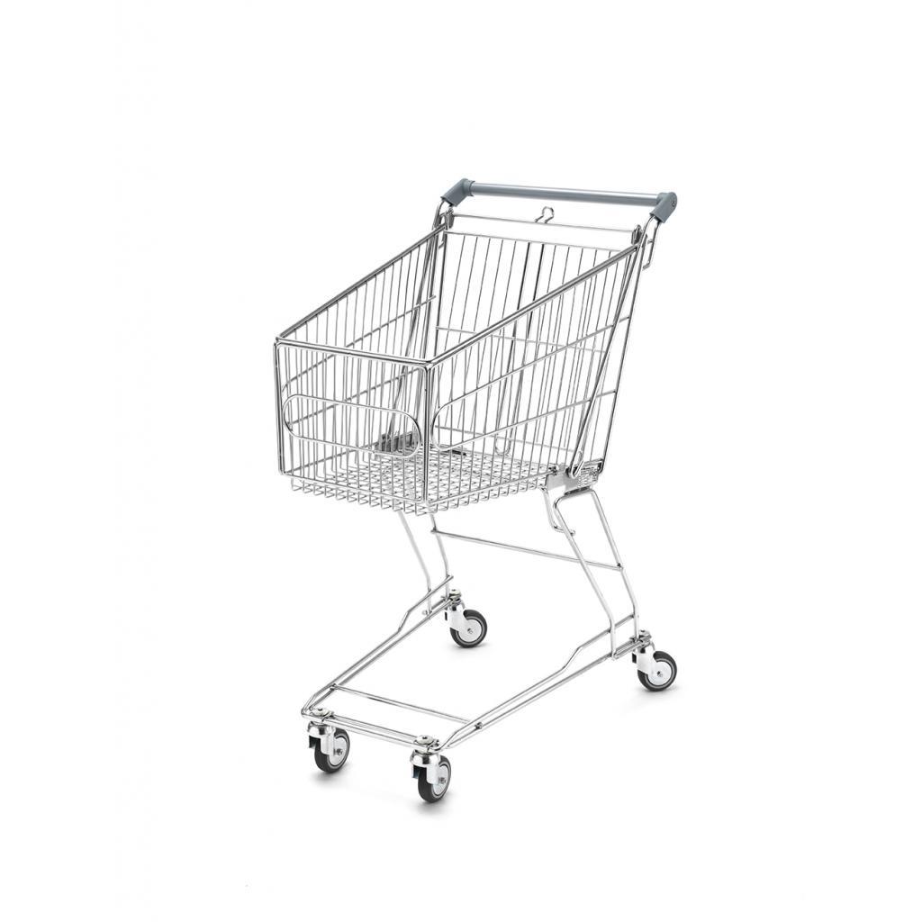 Supermarket shopping trolley 60L grey