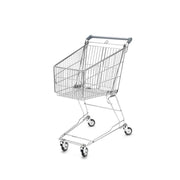 Supermarket shopping trolley 60L grey