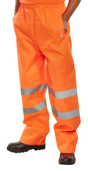Hi-Vis Padded Thermal Lined Rain Trousers
