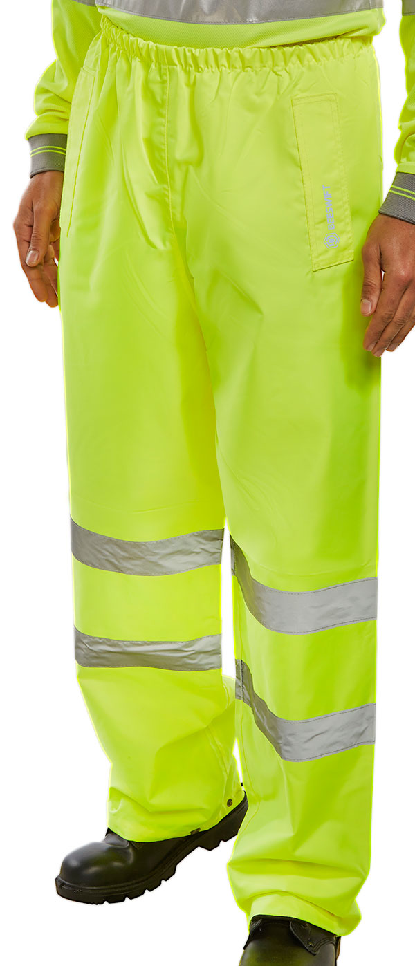 Hi-Vis Waterproof Traffic Trousers