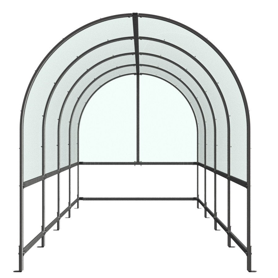 The Blencoe Shopping Trolley Shelter - Supermarket Trolley Shelter - Store Fittings Direct