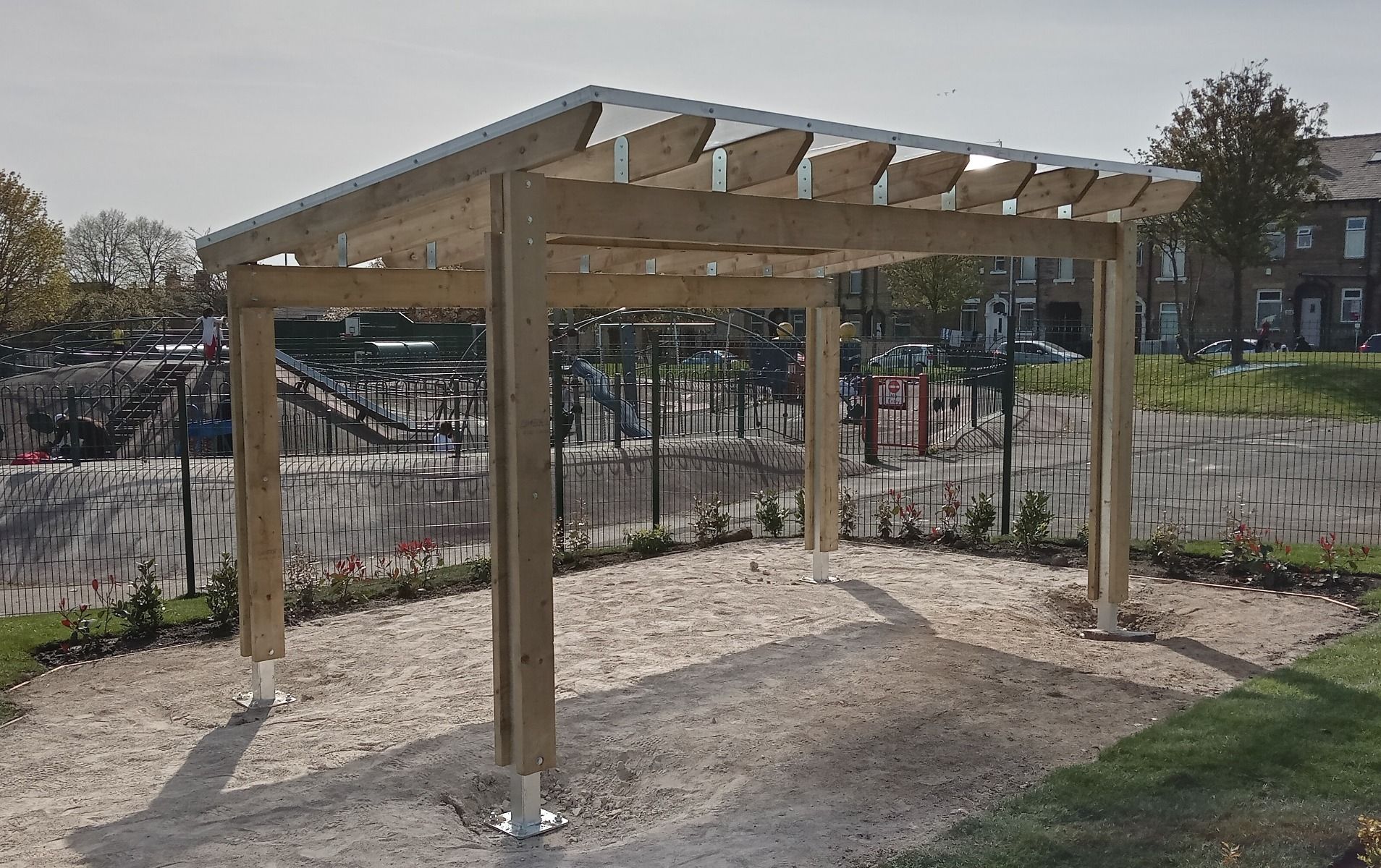 The Croft | Open Timber Shelter - Store Fittings Direct