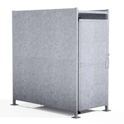 The Eaton Bin Store with Doors | Secure Storage Shelter - Store Fittings Direct