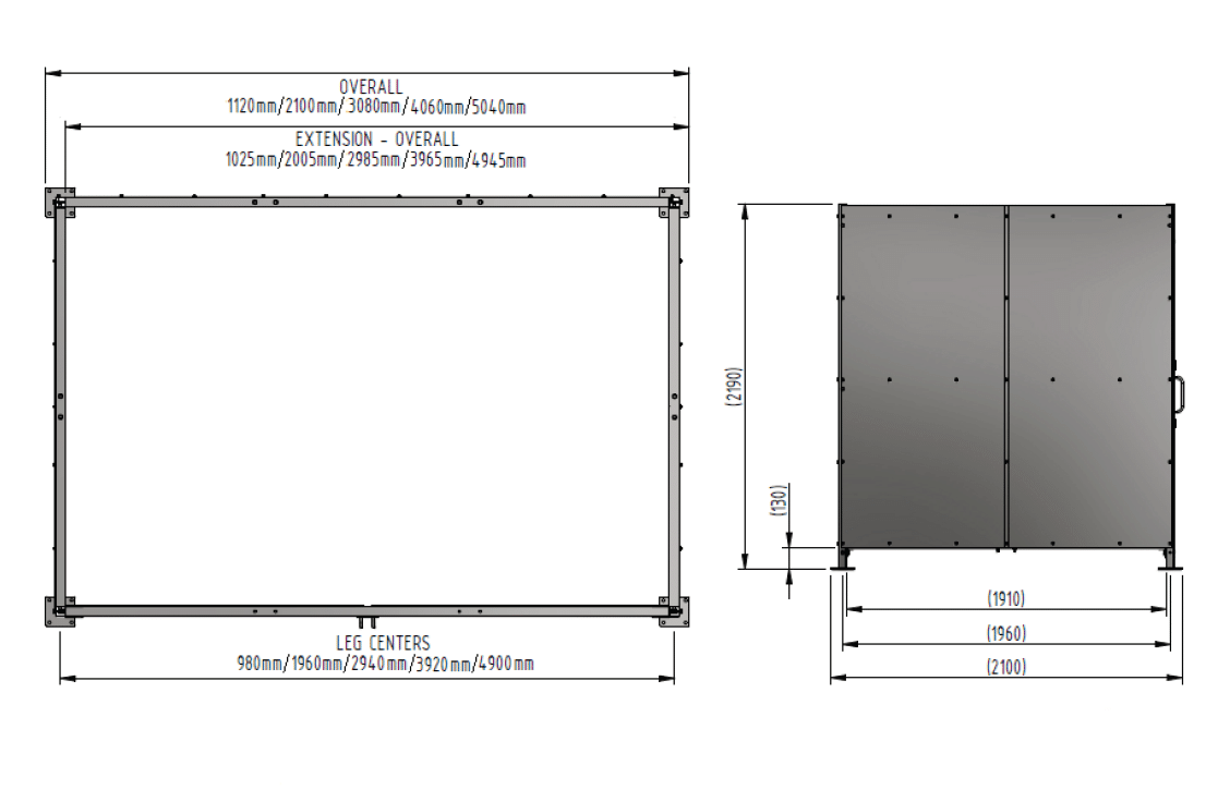 The Eaton Bin Store with Mesh Doors | Secure Storage Shelter - Store Fittings Direct