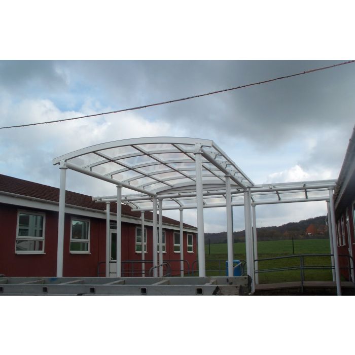 The Saxelbye | Entrance Canopy - Store Fittings Direct