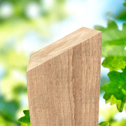 Timber Bollards | Solid oak with Backweather Top Finish - Store Fittings Direct