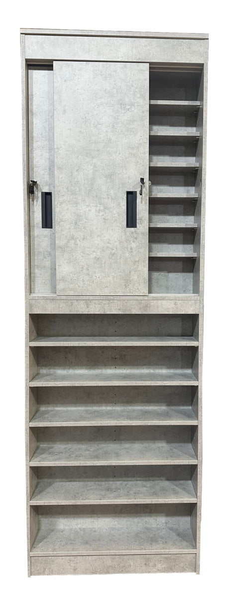 Tobacco and Vape Unit with Sliding Doors - Store Fittings Direct