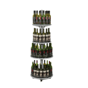 Totem Wine Rack Tower Display - Store Fittings Direct