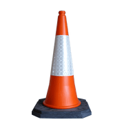 Traffic Cone | Two Part Road Cone - Store Fittings Direct