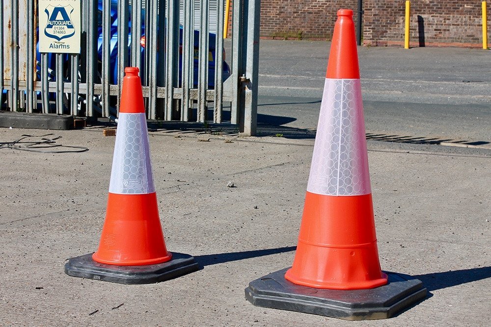 Traffic Cone | Two Part Road Cone - Store Fittings Direct