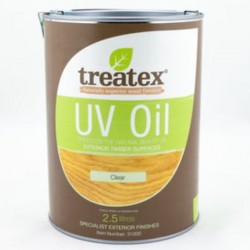 Treatex UV Oil – Clear UV Protective Timber Finish | 1 Litre & 2.5 Litre - Store Fittings Direct