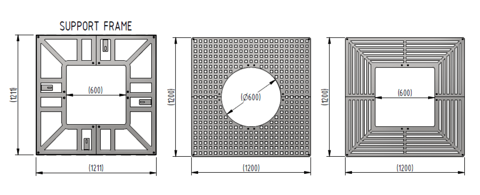 Tree Grille Steel | Radial Design