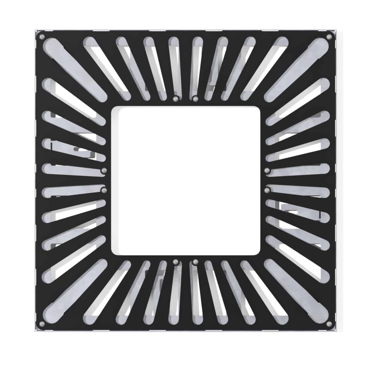 Tree Grille Steel | Rose Design - Store Fittings Direct