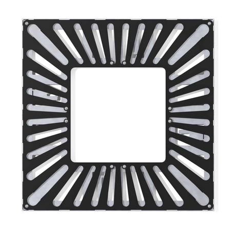 Tree Grille Steel | Rose Design - Store Fittings Direct