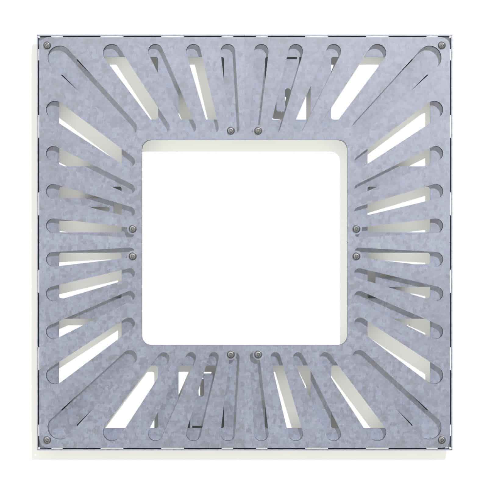 Tree Grille Steel | Rose Design - Store Fittings Direct