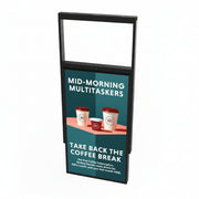 Ultra High Brightness Hanging Double Sided Digital Window Displays 3,500 cd/m² | Floor or Ceiling Mount - Store Fittings Direct