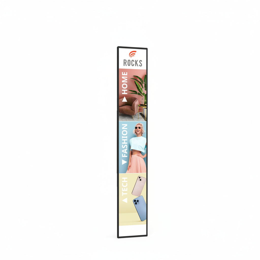 Ultra-Wide Stretched Commercial Display | Professional Industrial Monitor | 76" Digital Signage - Store Fittings Direct