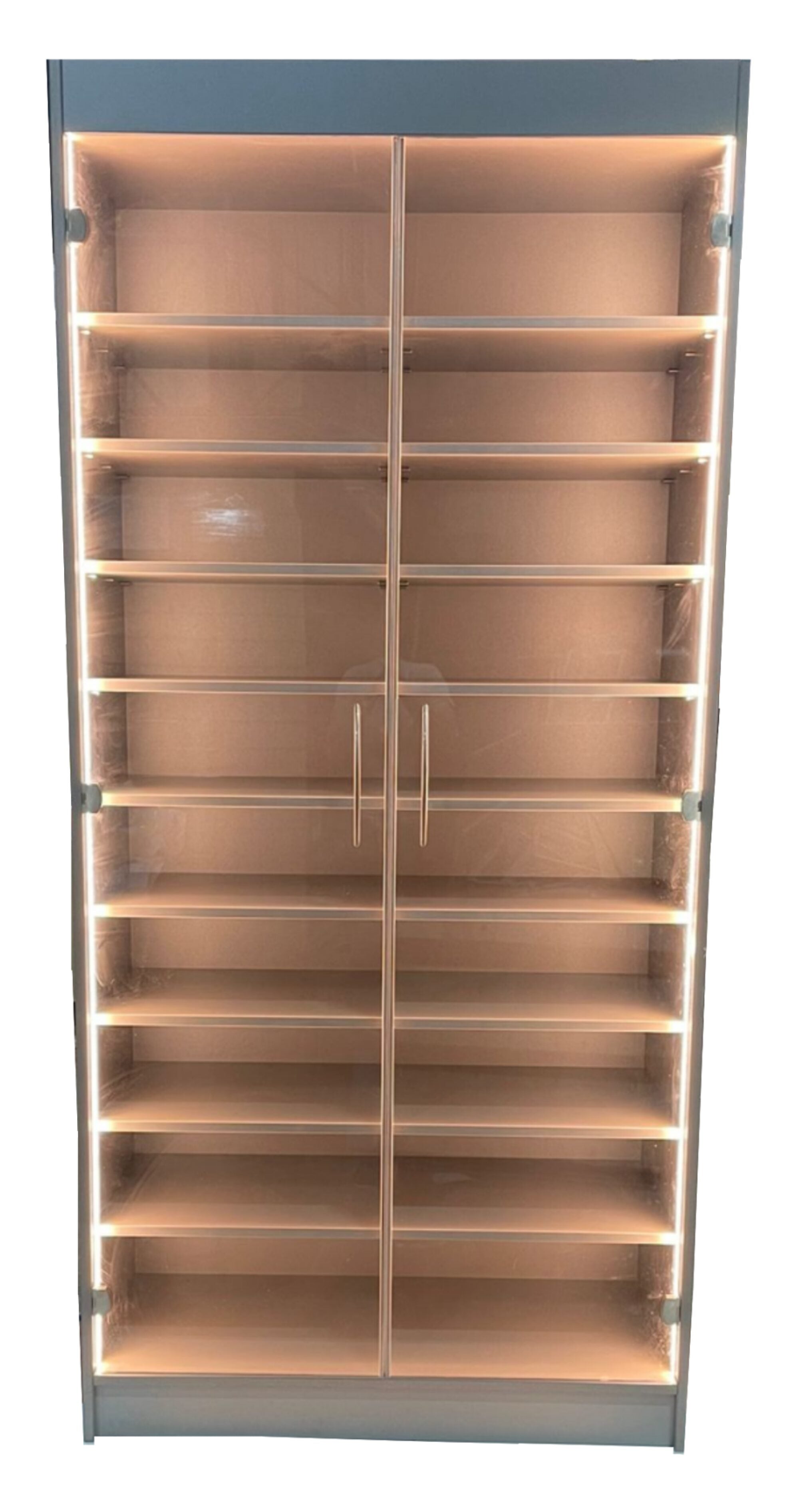Vape Display with Acrylic Doors - Store Fittings Direct