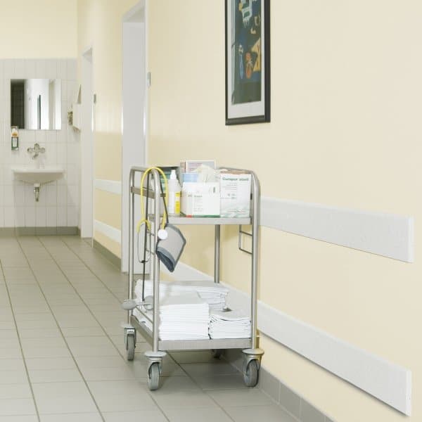 Wall Buffers | Wall Protection Bump Rail | Ideal For Public & Health Areas - Store Fittings Direct