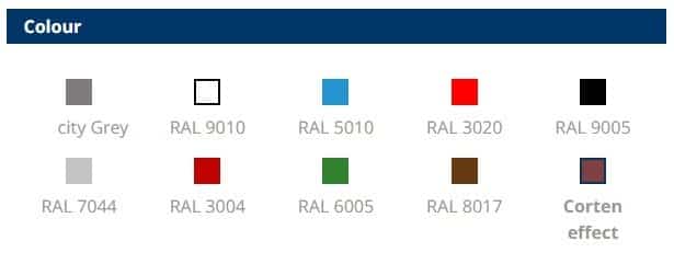 RAL colours
