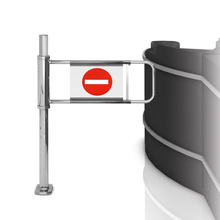 Wanzl Manual Swing Gate Bi-Directional | Checkout Gate - Store Fittings Direct