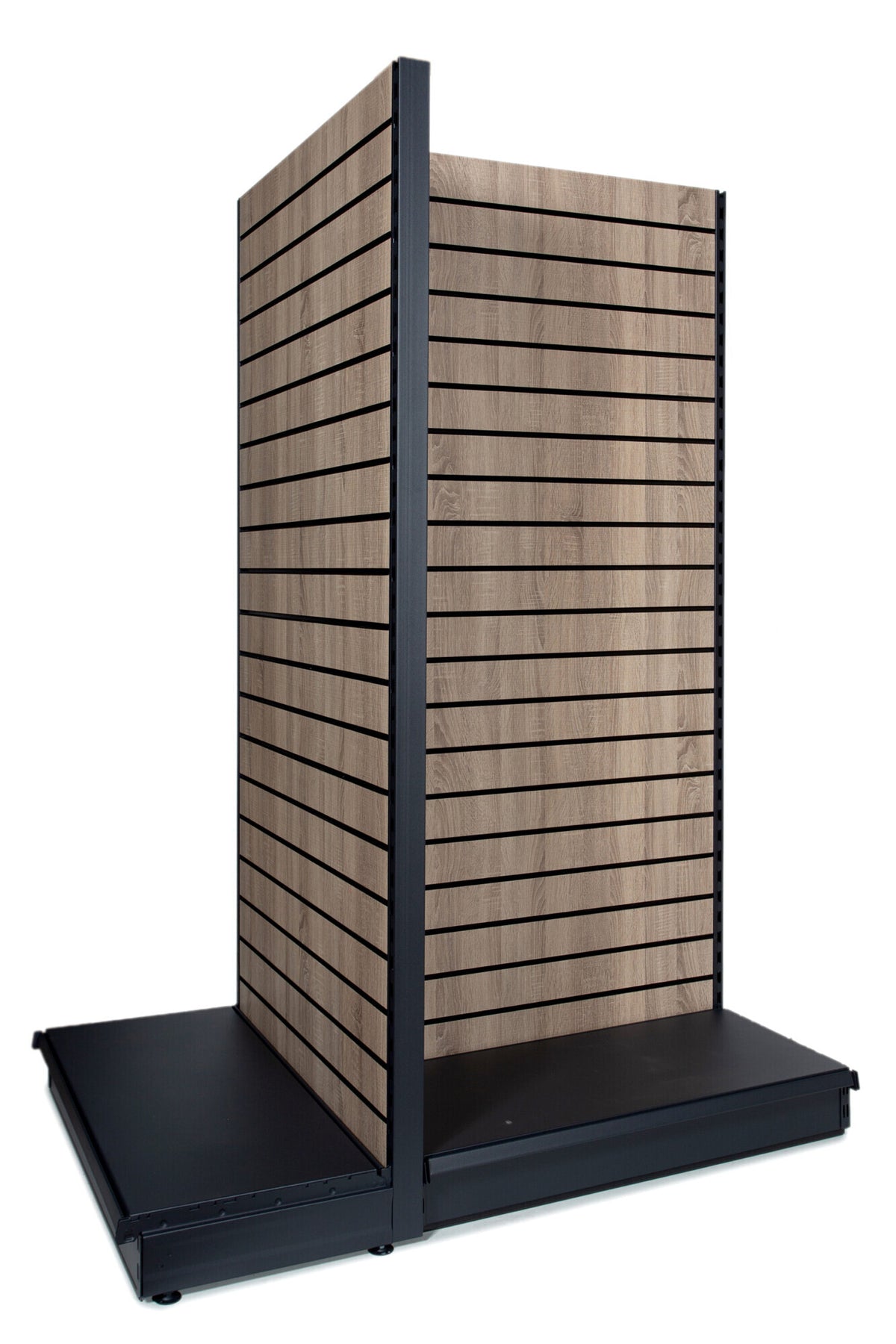 Wood Effect End Bay Display 2.1m x 570mm