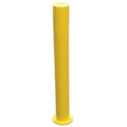 Yellow Galvanised Mild Steel Bollards | 750mm Above Ground - Store Fittings Direct