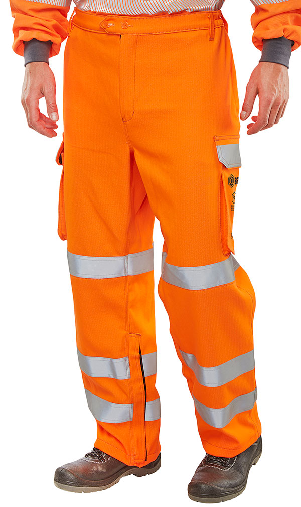 ARC Compliant Hi-Vis Rail Spec Trousers