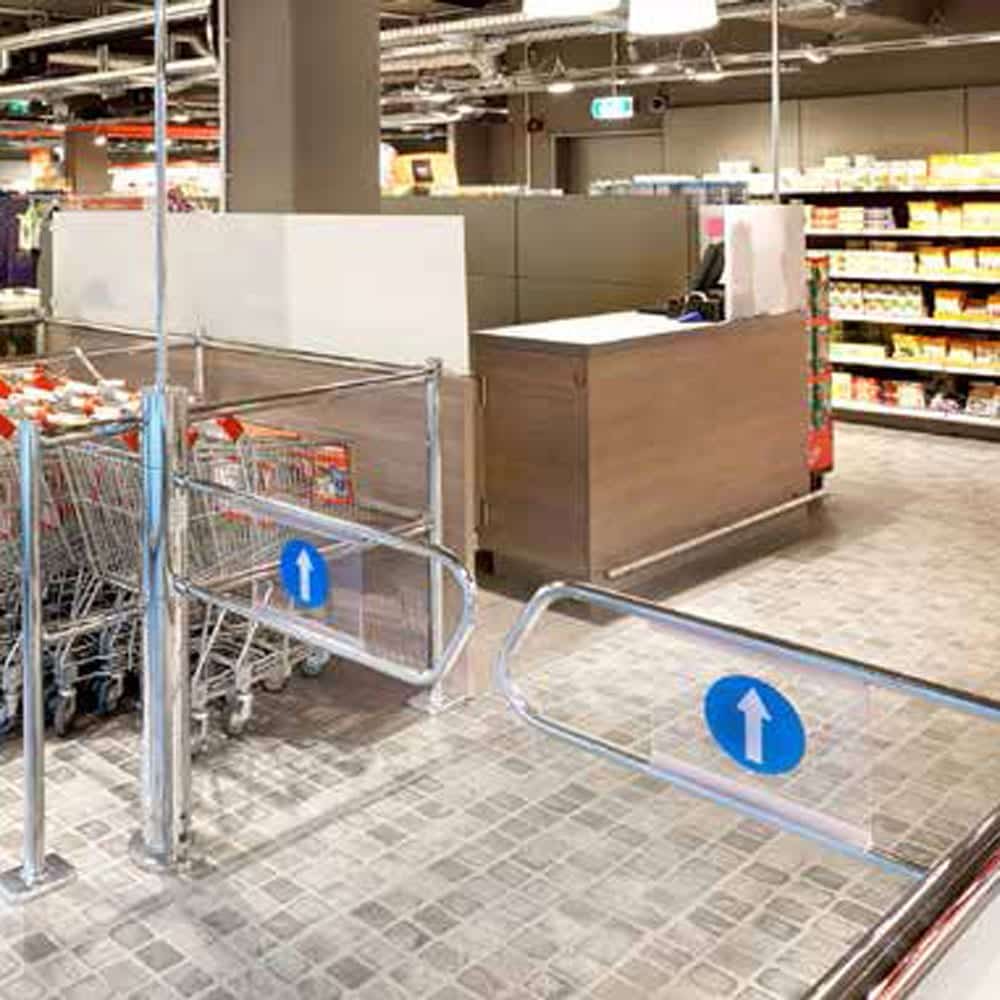 Automatic Swing Gate [AlphaGate] | Entrance Gate - Store Fittings Direct