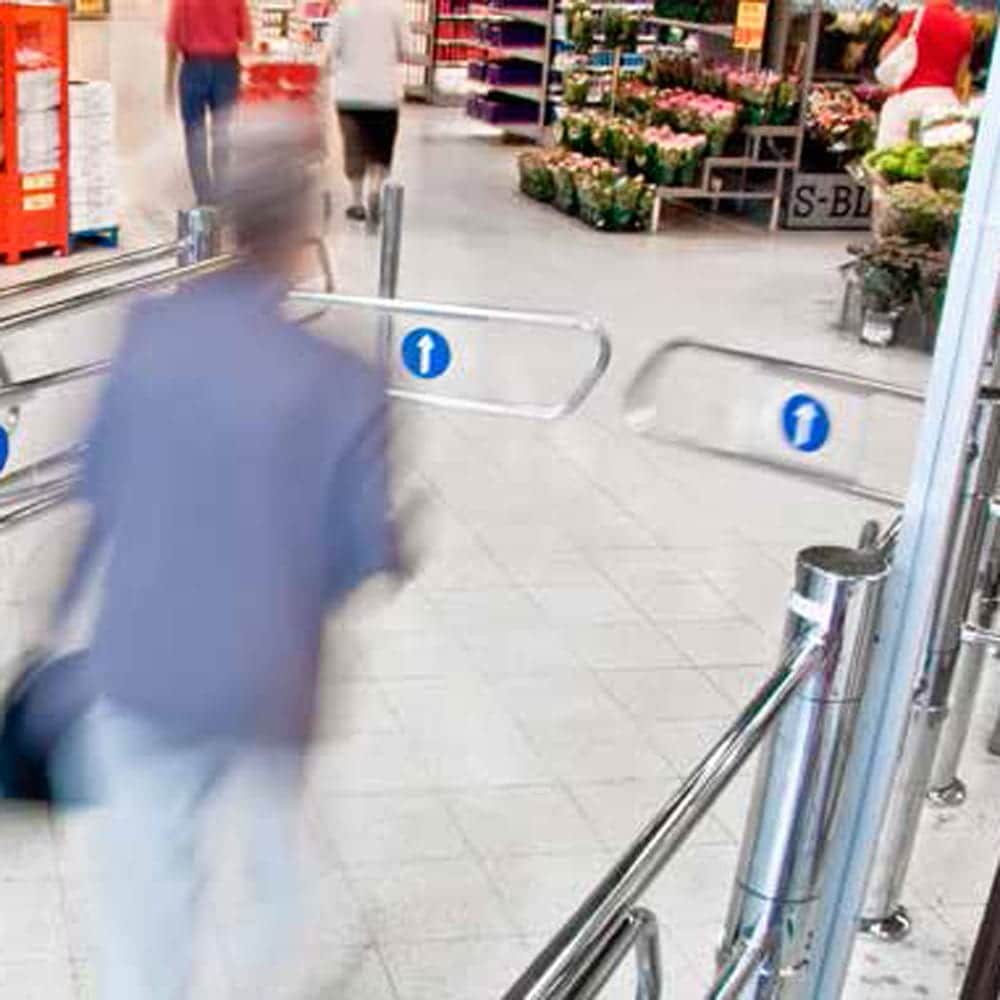 Automatic Swing Gate [AlphaGate] | Entrance Gate - Store Fittings Direct