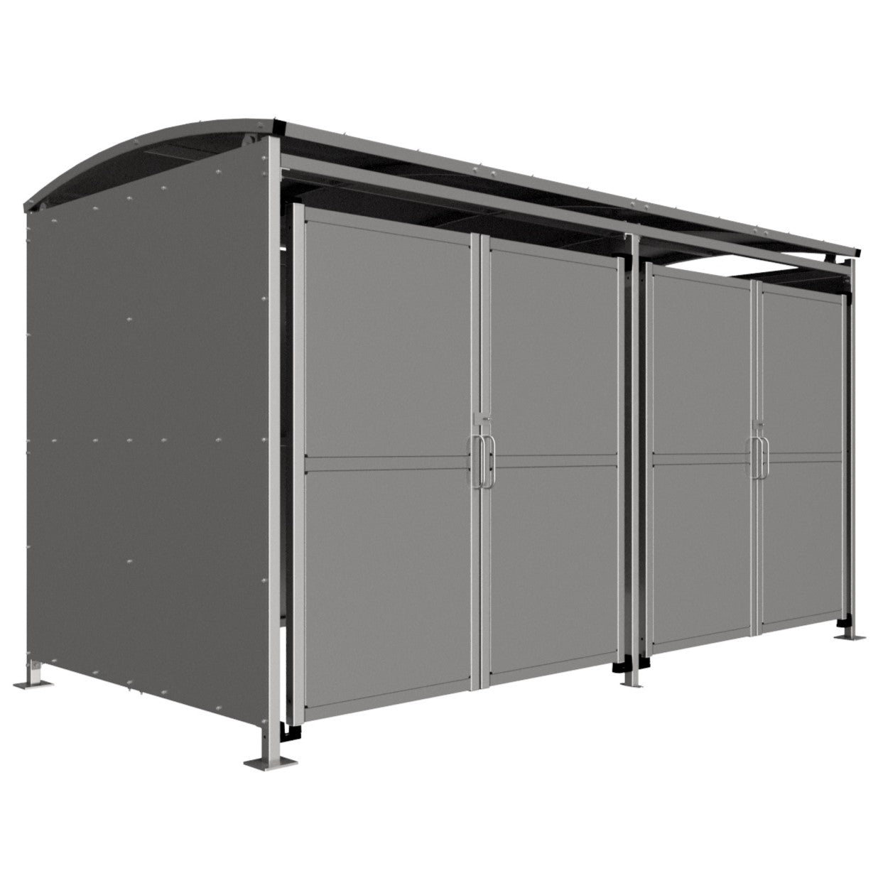 Blencoe Secure Storage Shelter - Steel Clad Gates