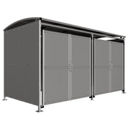 Blencoe Secure Storage Shelter - Steel Clad Gates