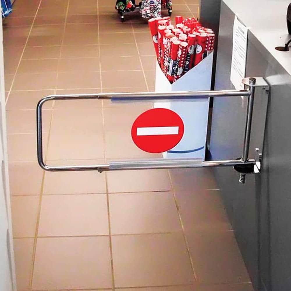 Checkout Closer - Mounted Gate Arm - Store Fittings Direct