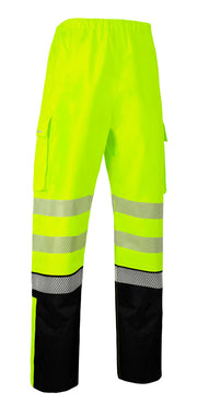 Deltic Hi-Vis Two-Tone Ripstop Breathable and Waterproof Rail OverTrouser