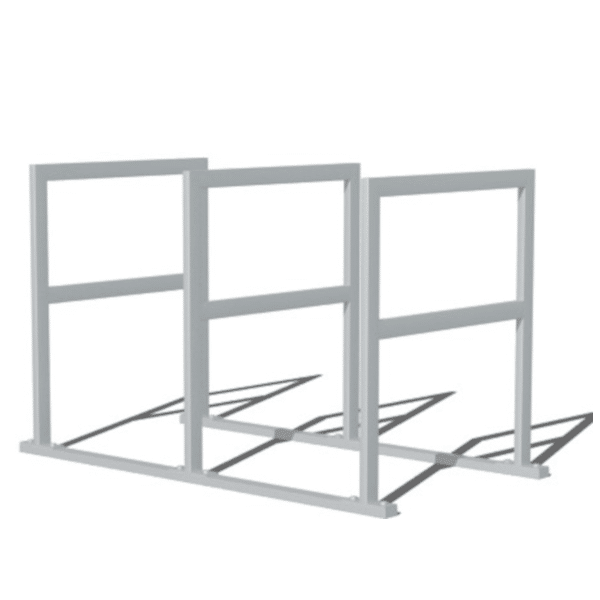 Eco Cycle Stands and Bike Racks Complete with Central Locking Bar - Store Fittings Direct