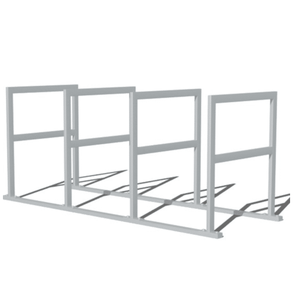 Eco Cycle Stands and Bike Racks Complete with Central Locking Bar - Store Fittings Direct