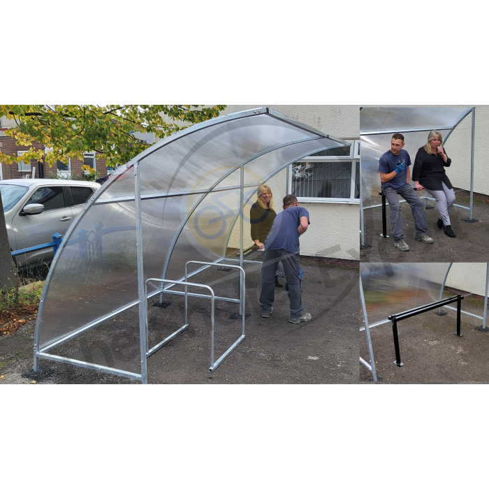 Budget Smoking & Bike Shelter Bundle